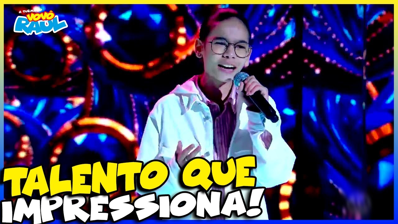 GABRIEL RAU DE 12 ANOS CANTA DEMAIS! - 