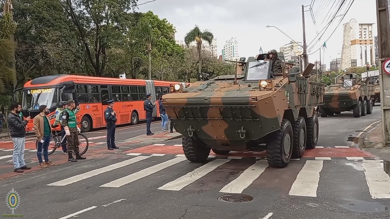 BLINDADOS GUARANI NO CENTRO DE CURITIBA