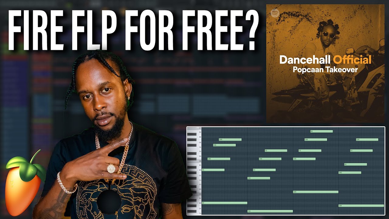 How to Make a Dancehall Trap Beat (For Beginners) | Type Beat Tutorial FL Studio + FLP