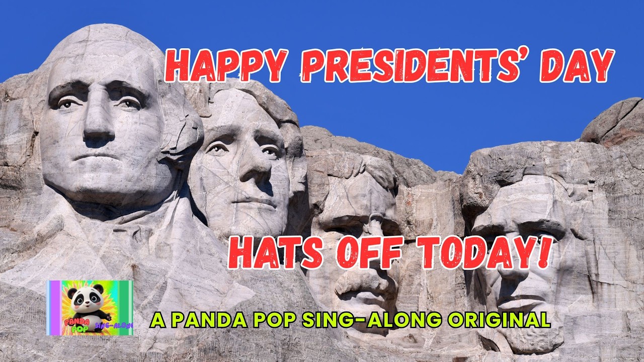 Happy Presidents' Day Hats Off Song for Kids George Washington Abraham Lincoln Fund Song for Kids