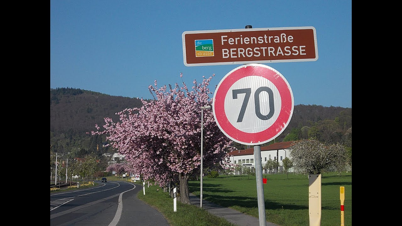 Die Bergstraße - Mediterranes Flair in Südhessen und Baden-Württemberg