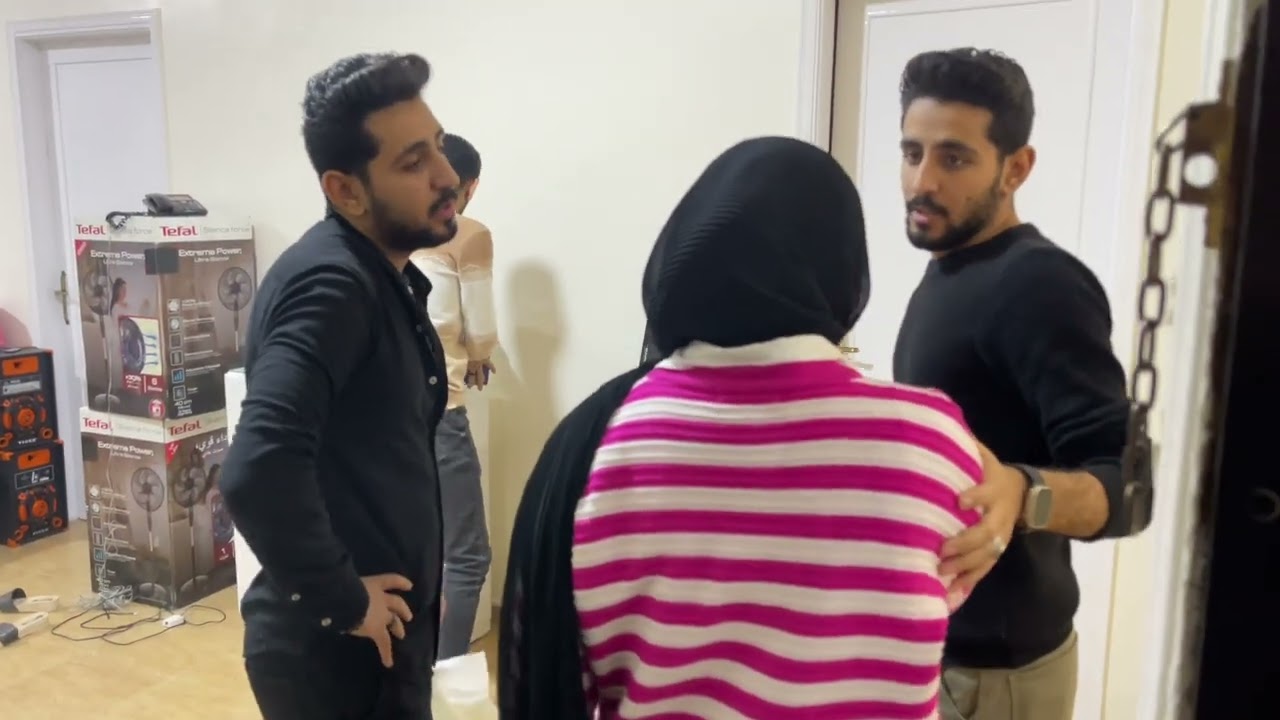 عملت مقلب فى مراتى أنا وأخواتى ان معايا حد فى الشقة شوفوا عملت اي 😳😱
