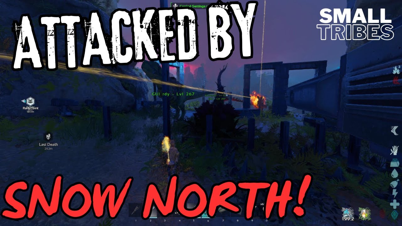Final Base Defense Against Snow North! Defending Bear Cave! - ARK Small Tribes - ep.5