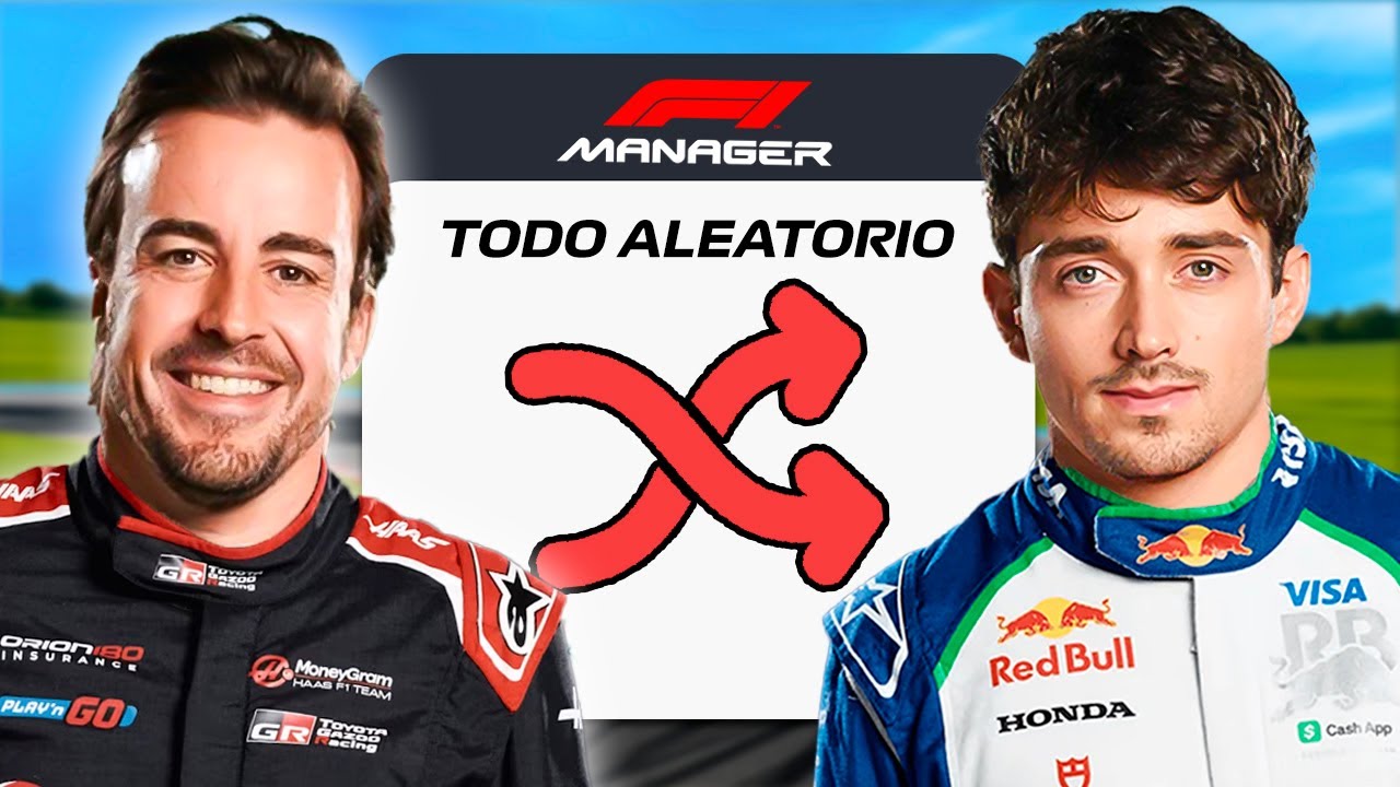 Hice que todo en la F1 fuera ALEATORIO