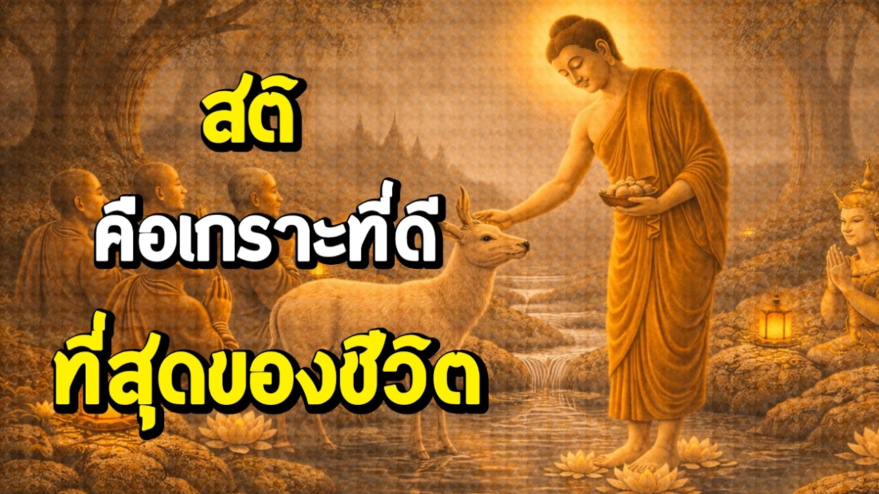 สติ คือเกราะที่ดีที่สุดของชีวิต | ฟังธรรมผ่อนคลาย | Ep.58