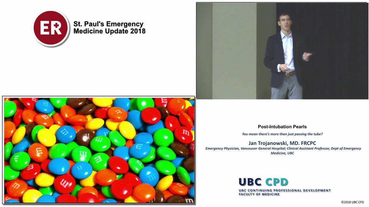 Post-Intubation Pearls (St Paul's EM Update 2018)