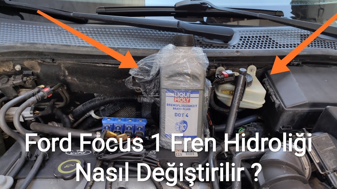 Focus MK1 Fren Hidroliği Kontrolü ve  Değişimi Nasıl Yapılır ? (How to Check and Change Brake Fluid)