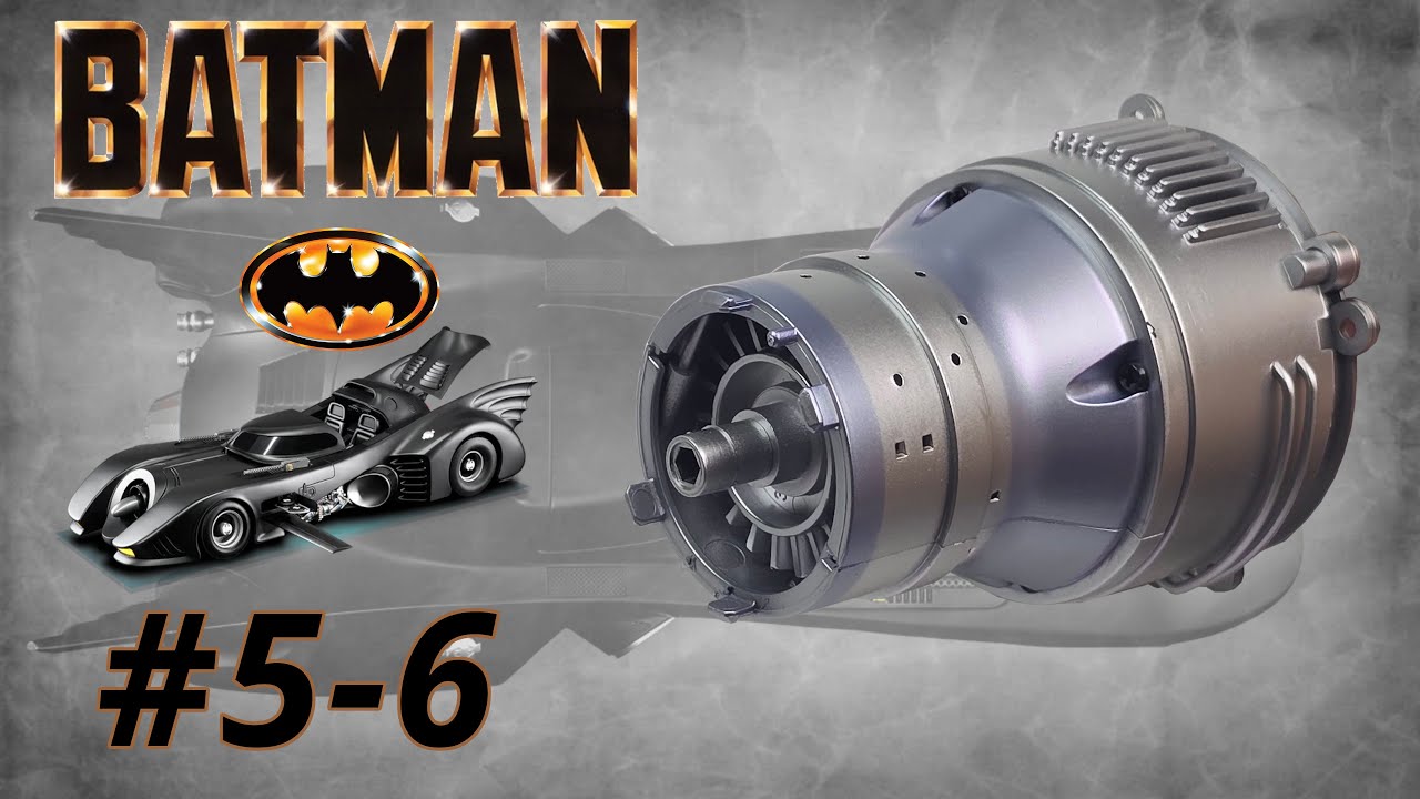 We are building the Batmobile Tim Burton Batman 1989 Deagostini Altaya - Issues 05-06