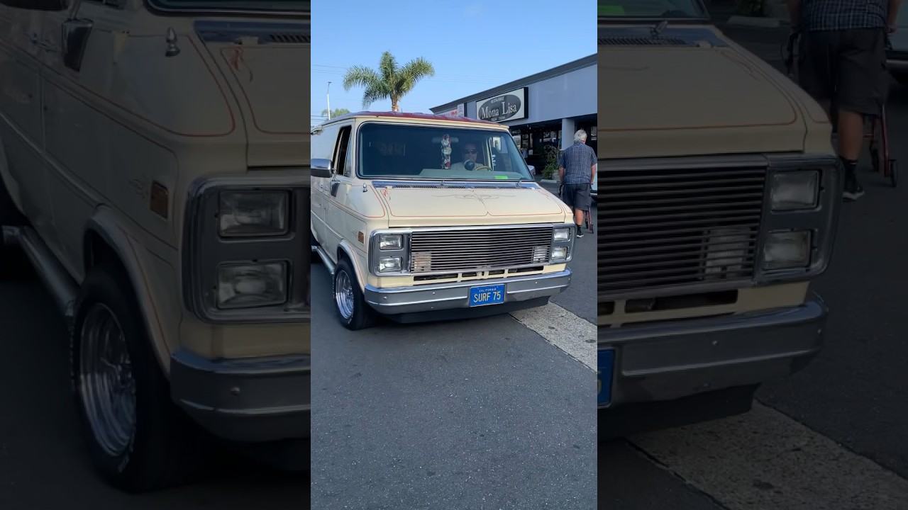 Sweet 1975 Chevy Van🤩 #donutderelicts #chevyvan #vanlife #carshow #oldcars #classiccar
