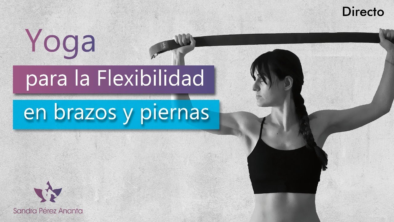 YOGA con cinturón. Flexibilidad para brazos y piernas