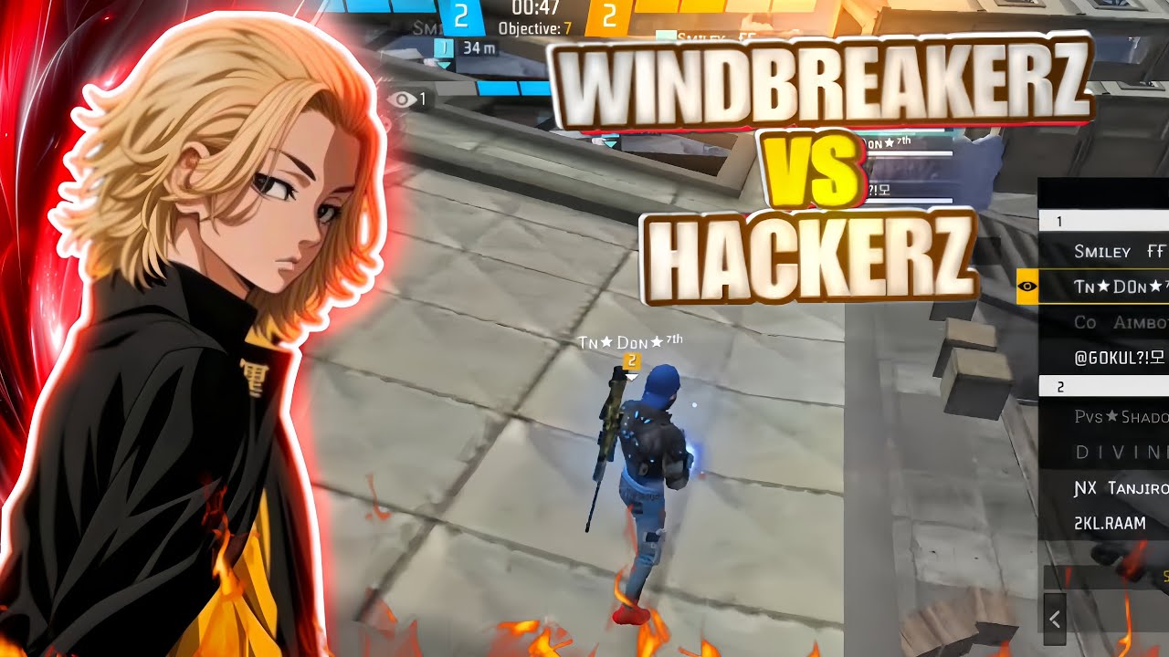 Windbreakerz Vs Hackerz Mass battle 🔥 | Clash Squad series 🎯 | Arrear Squad daily scrims 🔴 #freefire