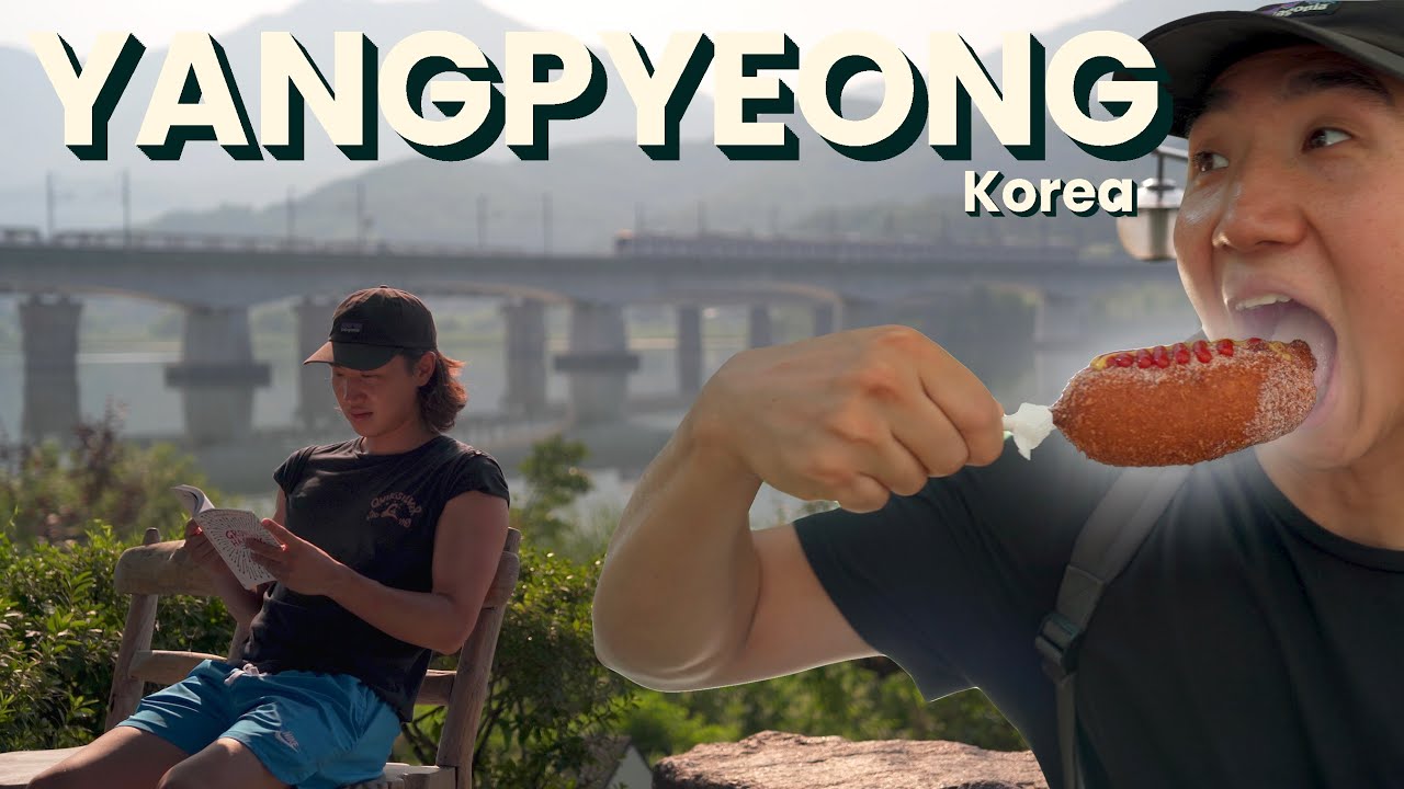 They Even Make Corndog with 'Lotus': The City of Lotus and Nature Cafes | Yangpyeong Vlog
