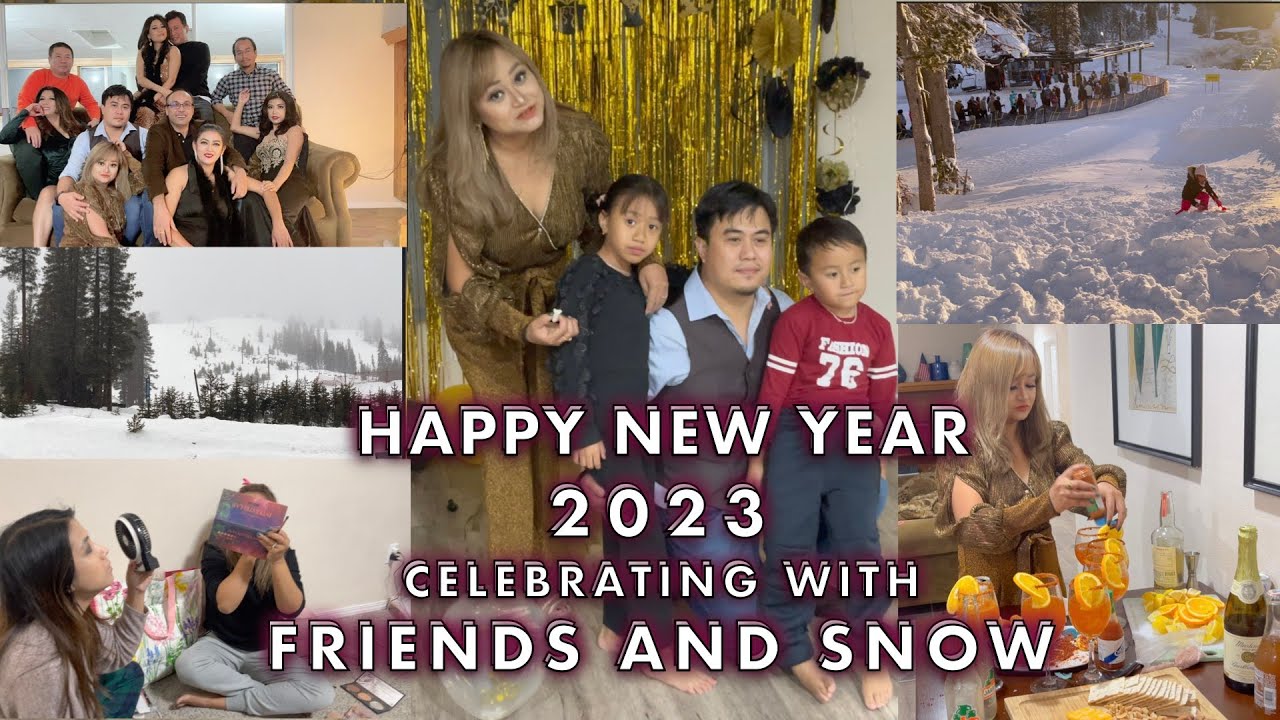 California New year celebration with @NeenaMapao , friends and snow! Phajana new year laothakhre