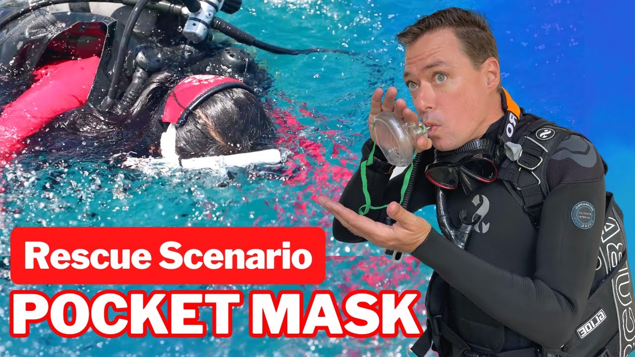 Mouth to Pocket Mask PADI Rescue Exercise 7 - IDC & Divemaster Course