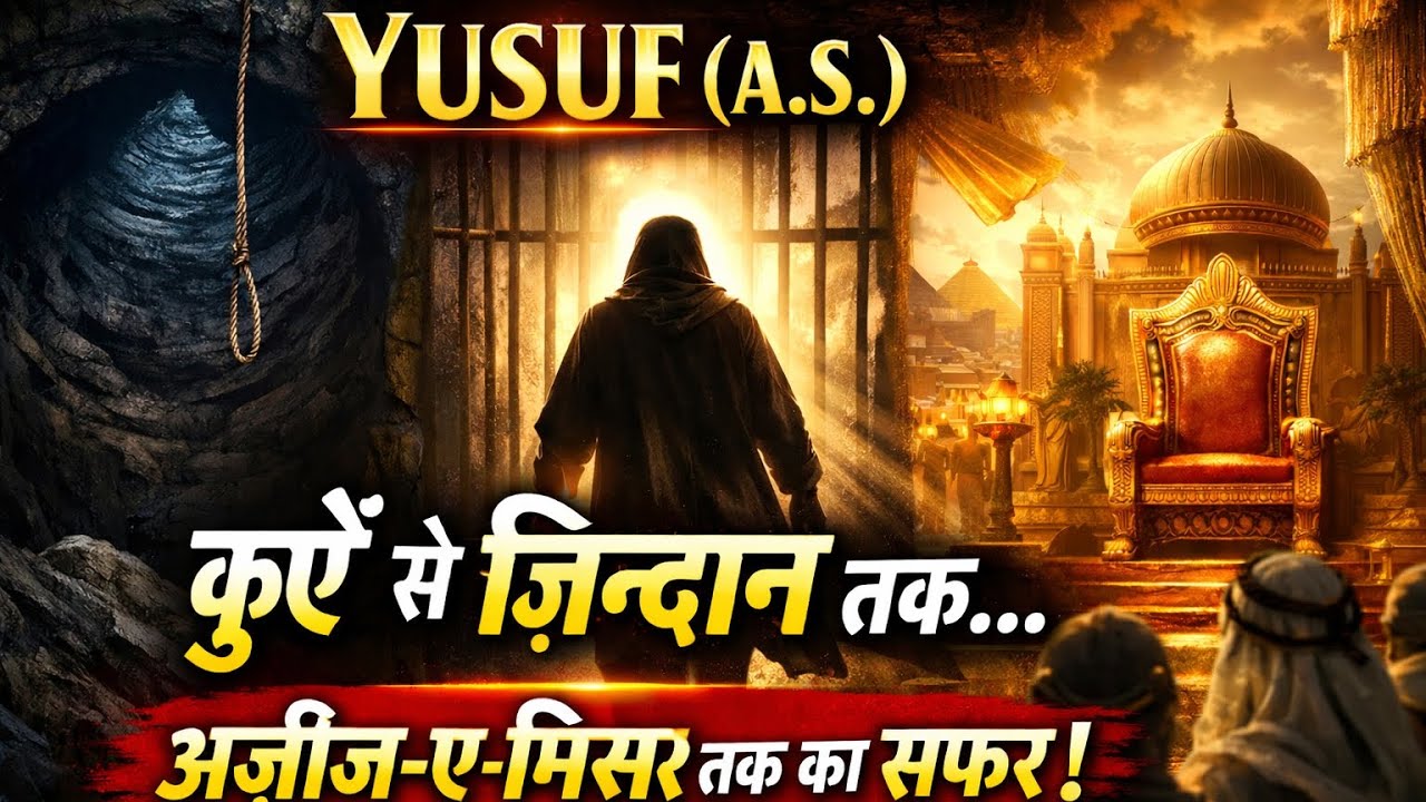 Allah ne yusuf as ko kuwa se azize misar tak kaise pahunchaya | Hazrat yusuf aa | Quran stories 
