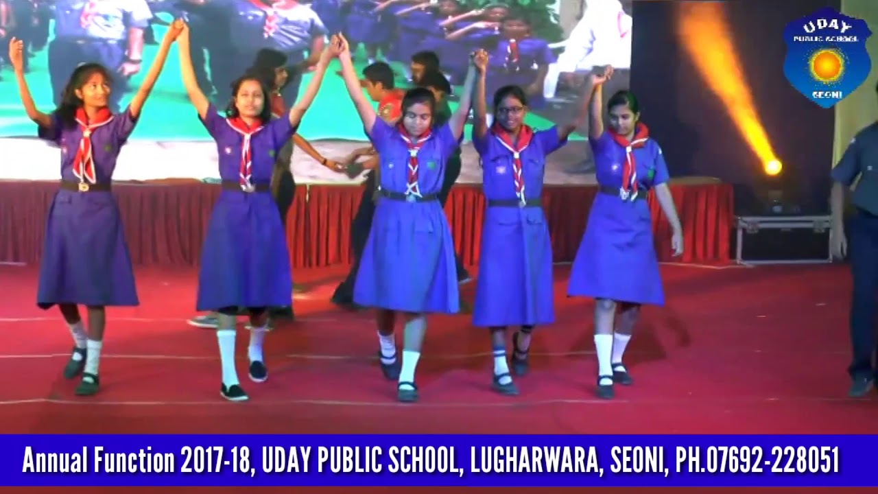 Dance- Scout and Guide, Annual Function Day 2-Uday Public School Seoni
