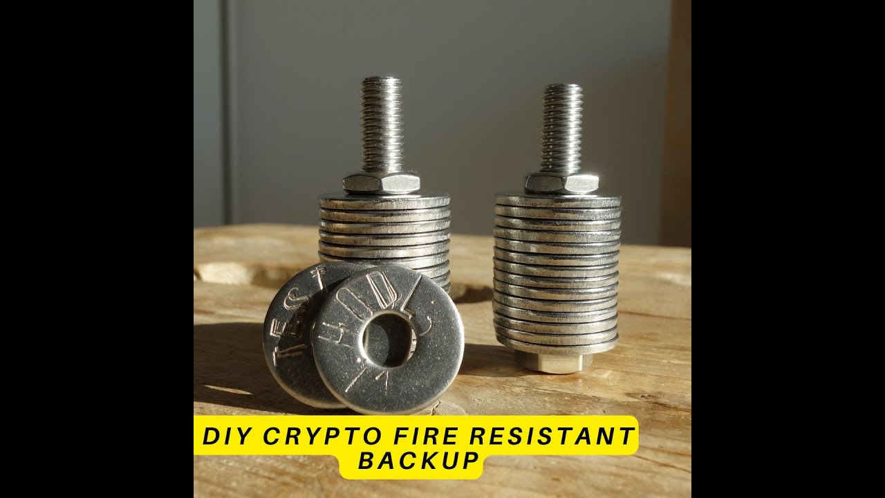 How To Make a Fire Resistant Crypto Seed Phrase Backup From Stainless Steel