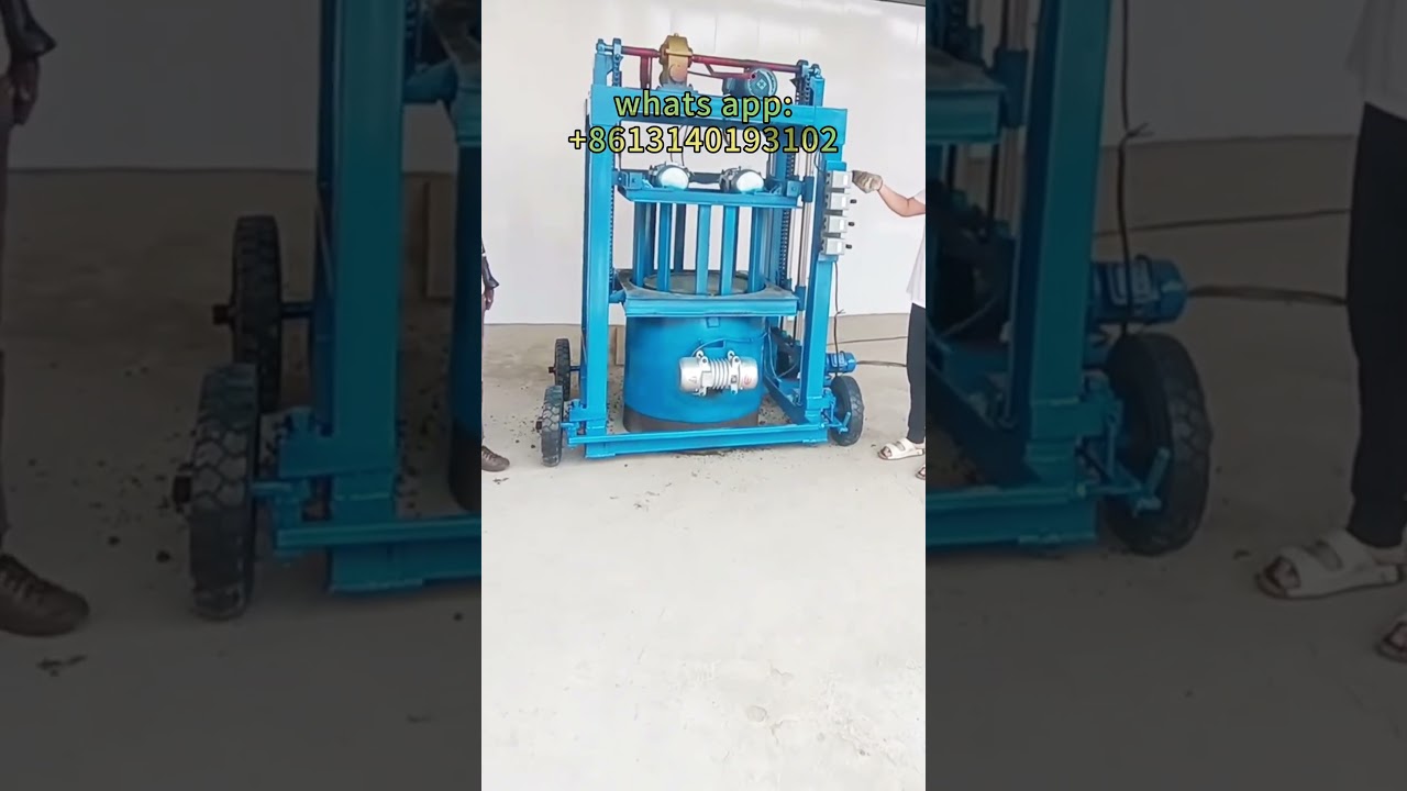 Cement well ring machine, precast concrete reinforcement, drainage inspection well equipment