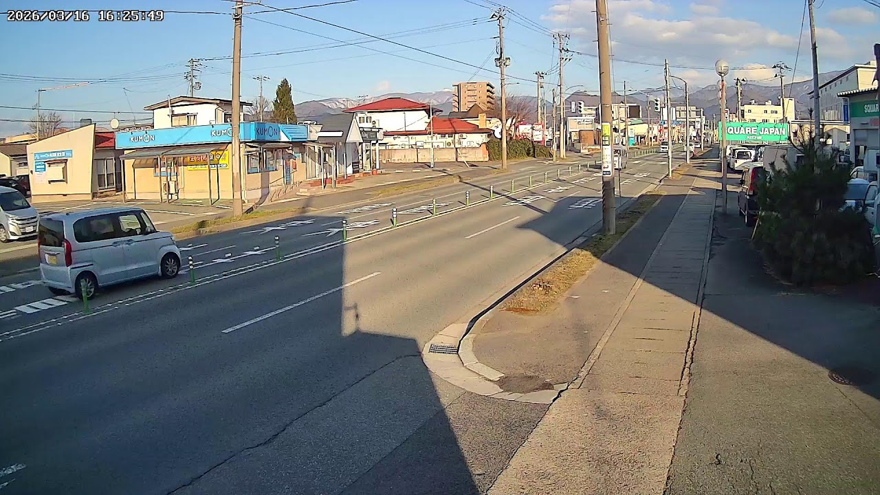 山形県山形市南館大通りライブカメラ Yamagata Yamagatashi Live camera.world.cam