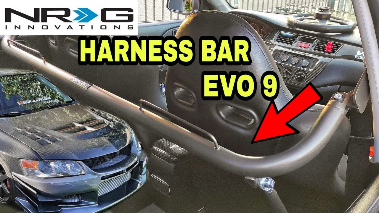 NRG HARNESS BAR INSTALL - EVO 9