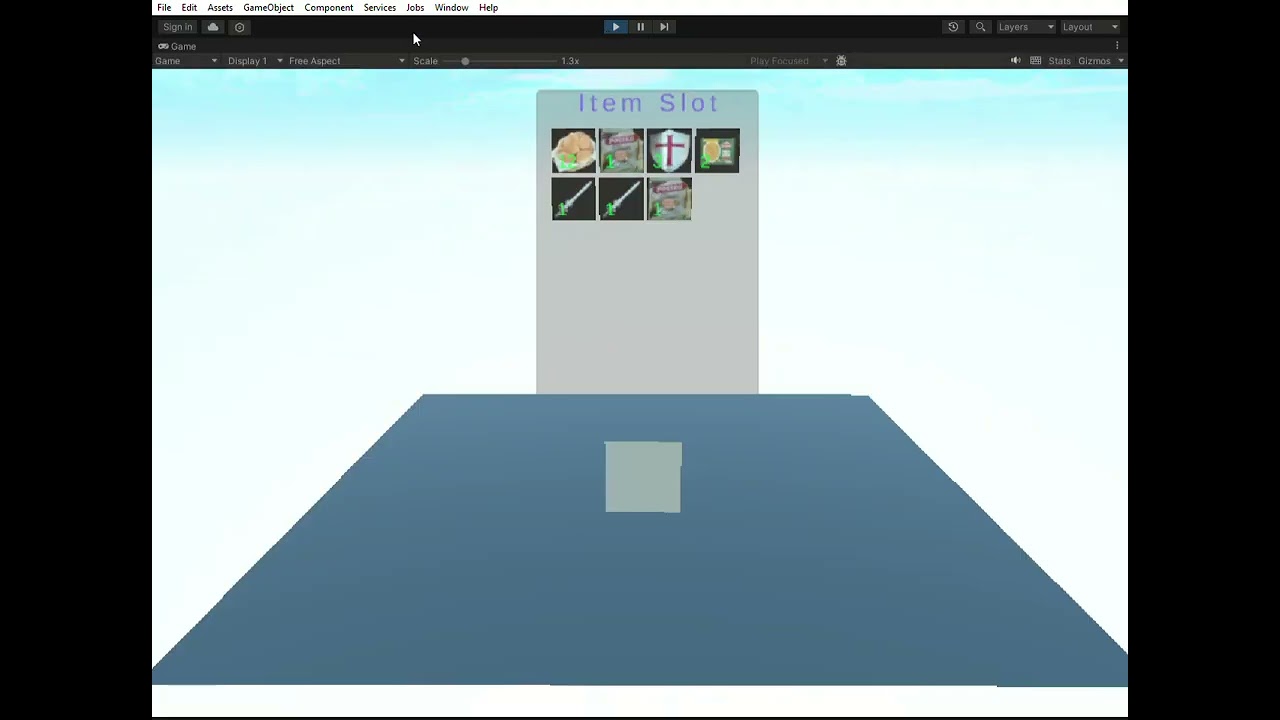 item loot test unity3d
