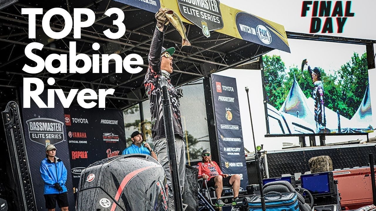 My first Top 3 - Day 4  Sabine River - Bassmaster Elites 2023