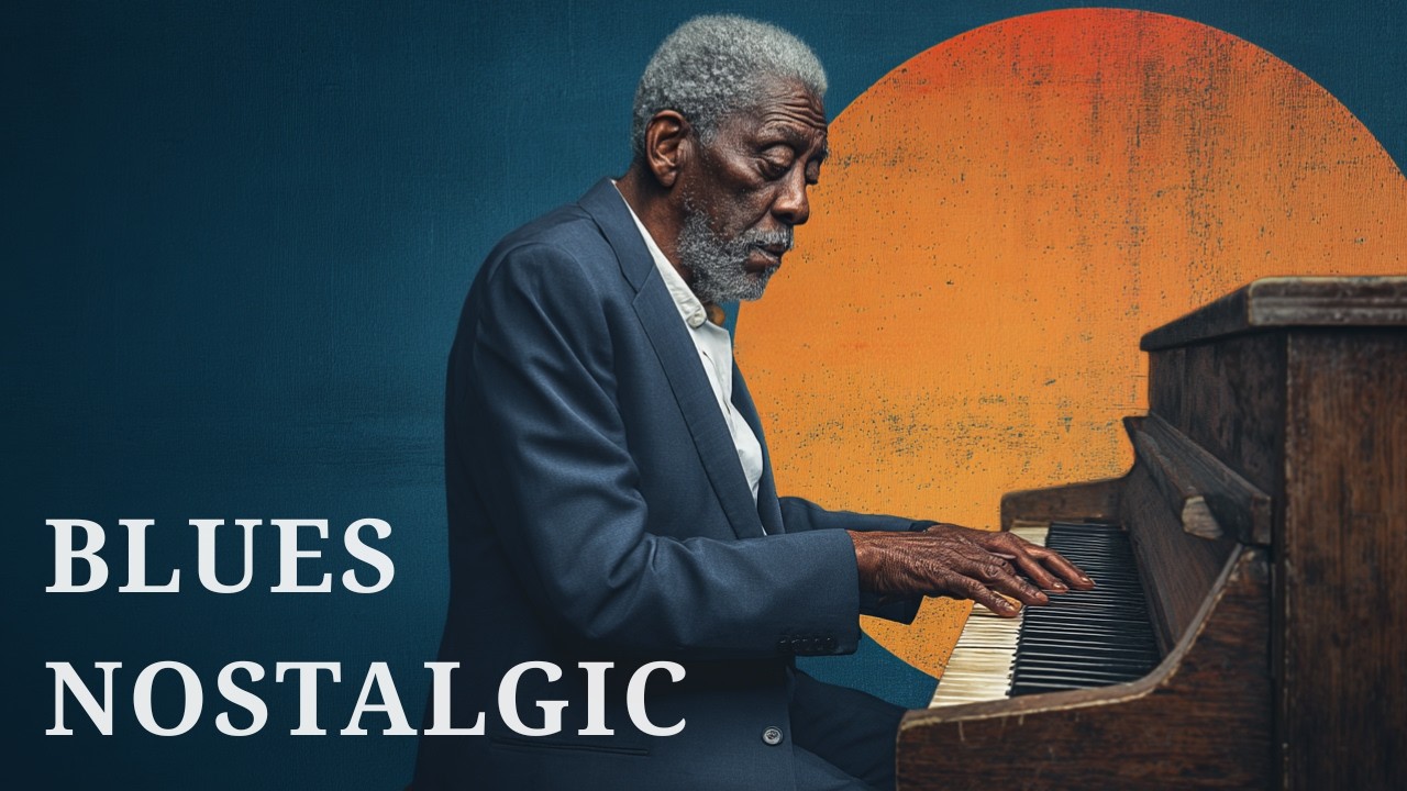 Nostalgic Blues Piano | Slow Blues for Quiet Thoughts