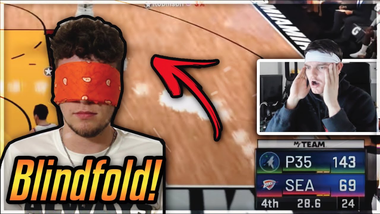 Сможет ли Тайдебо выиграть игру в NBA 2K21 MyTEAM вслепую? (Реакция DBG)