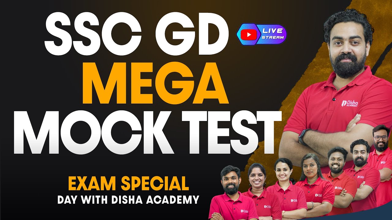 Yodha SSC GD 2024 - Mega Mock Test  - Online  - Exam Special #ssc #ssclive #sscgd #sscgd2024