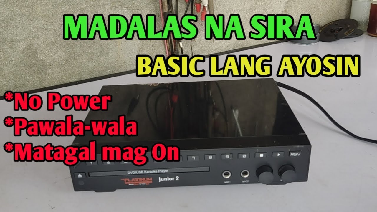 Platinum Junior 2 No Power Problem Repair | Basic Lang ayosin
