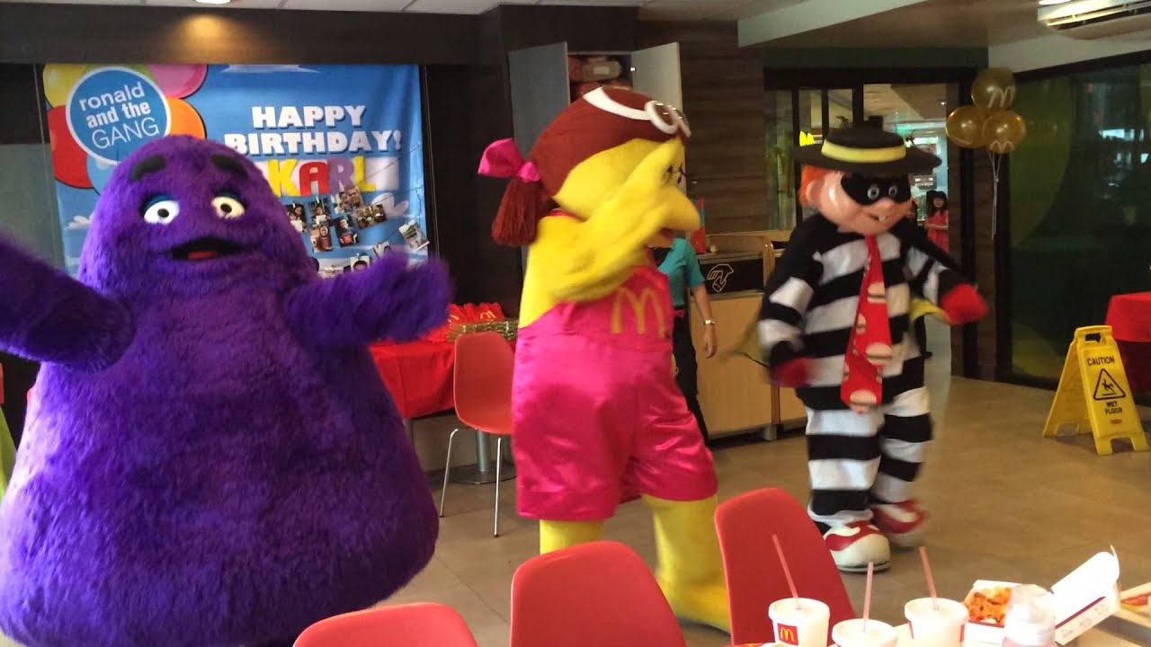 Gimme Gimme Version of Grimace, Birdie and Hamburgler
