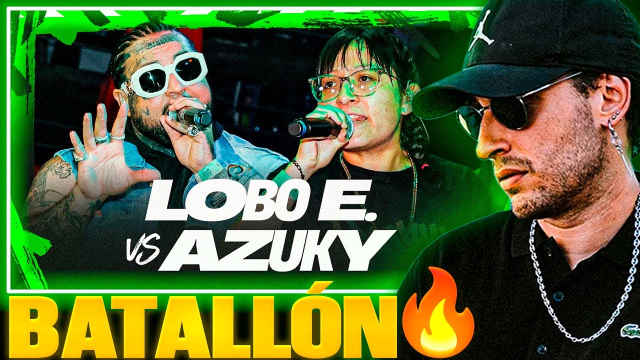 BATALLÓN 🔥 BLON reacciona a AZUKY vs LOBO en FMS MEX 🇲🇽