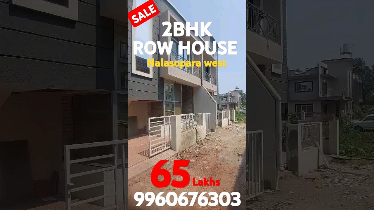 2BHK Row House For Sale @65lakhs Nalasopara west #Rowhouse #Nalasopara #bungalow #mumbai(Sold)