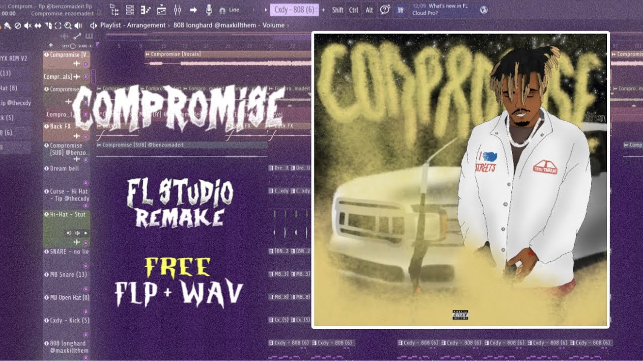 Juice WRLD - Compromise [Remake] | w/FLP + WAV | @benzomadeit_ 