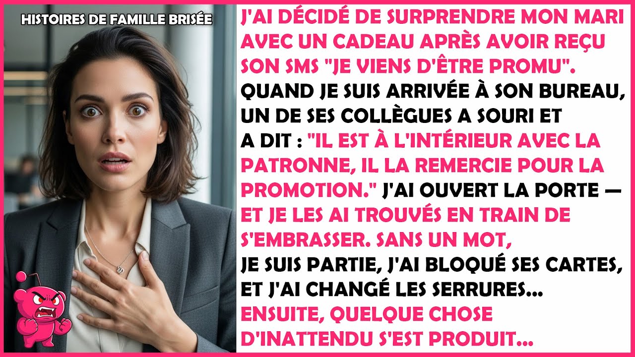 Je voulais surprendre mon mari promu — je l'ai trouvé en train d’embrasser sa patronne.