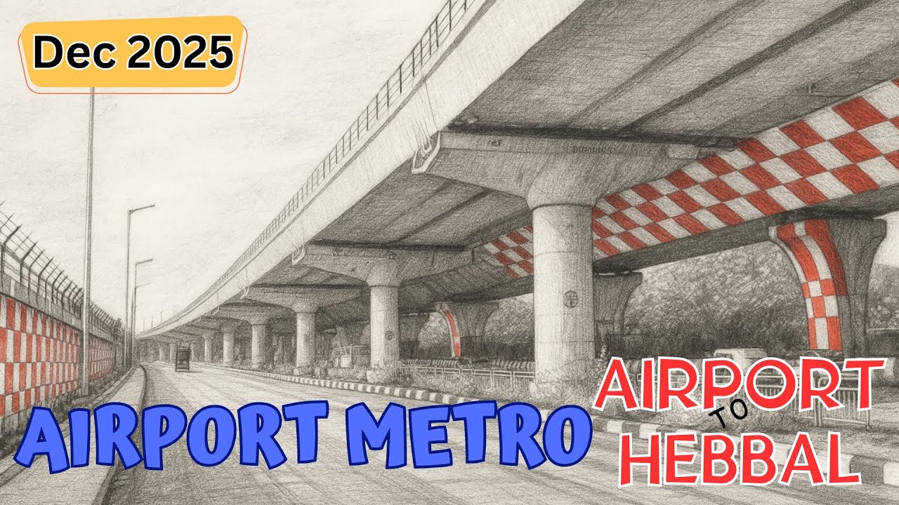 Bengaluru Metro || Blue Line || Phase 2B || Airport to Hebbal || DEC 2025 #bangaloremetro #bmrcl