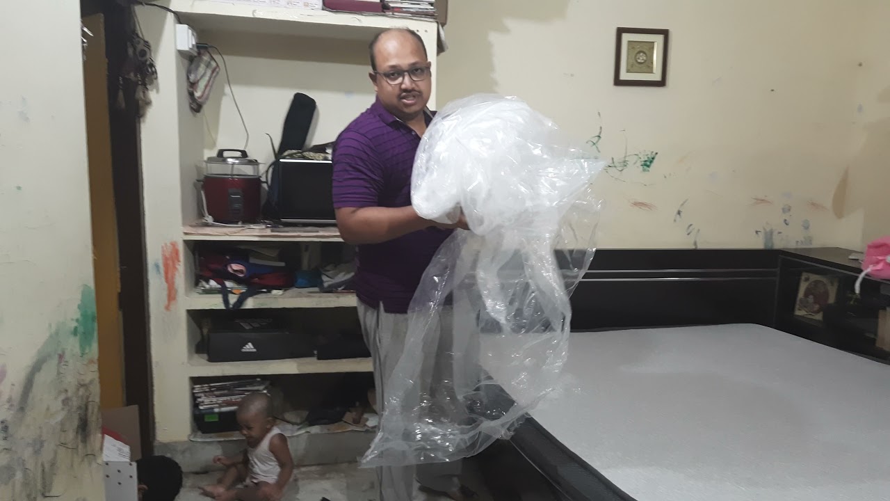 Duroflex Live in 2 in 1 Reversible Mattress and Cover Unboxing and Primary Review