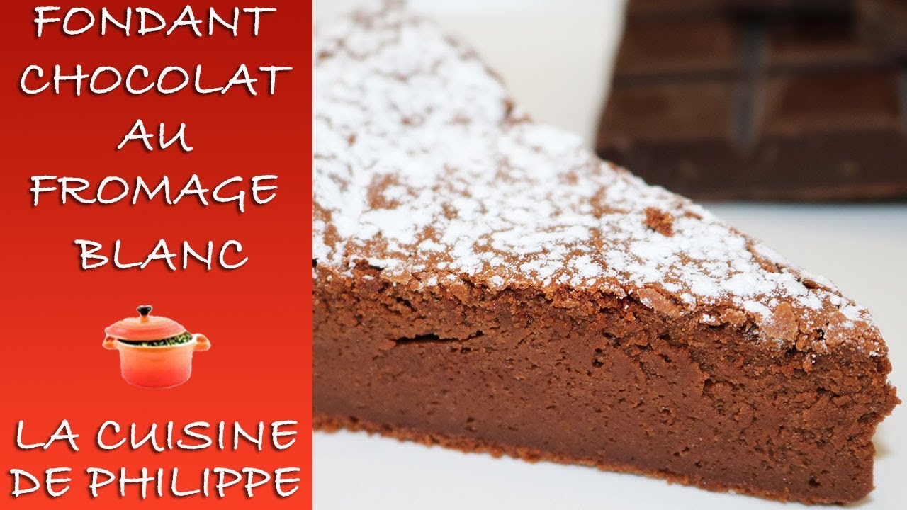 Fondant chocolat au fromage blanc