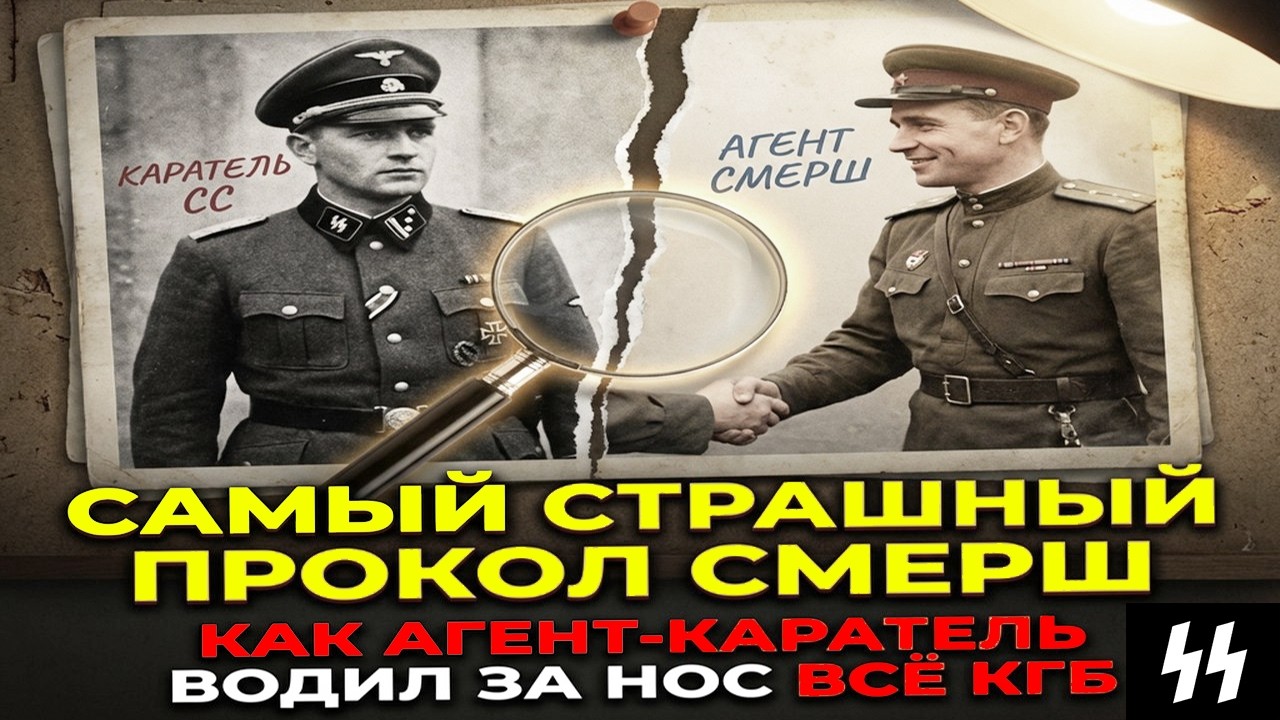 СПЕЦ СМЕРШа оказался ПАЛАЧОМ СС! Как агент-каратель водил за нос всё КГБ, НКВД и элиту Кремля СССР