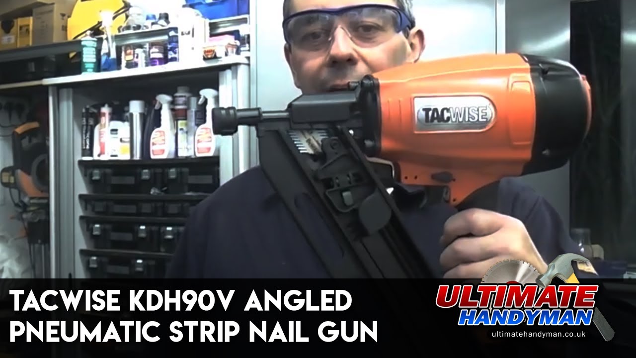 Tacwise KDH90V angled pneumatic strip nail gun