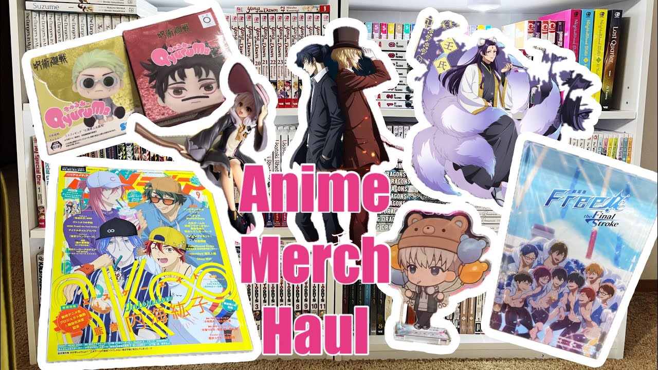 Anime Merch Haul From Japan | Figures, Acrylics, Magazine