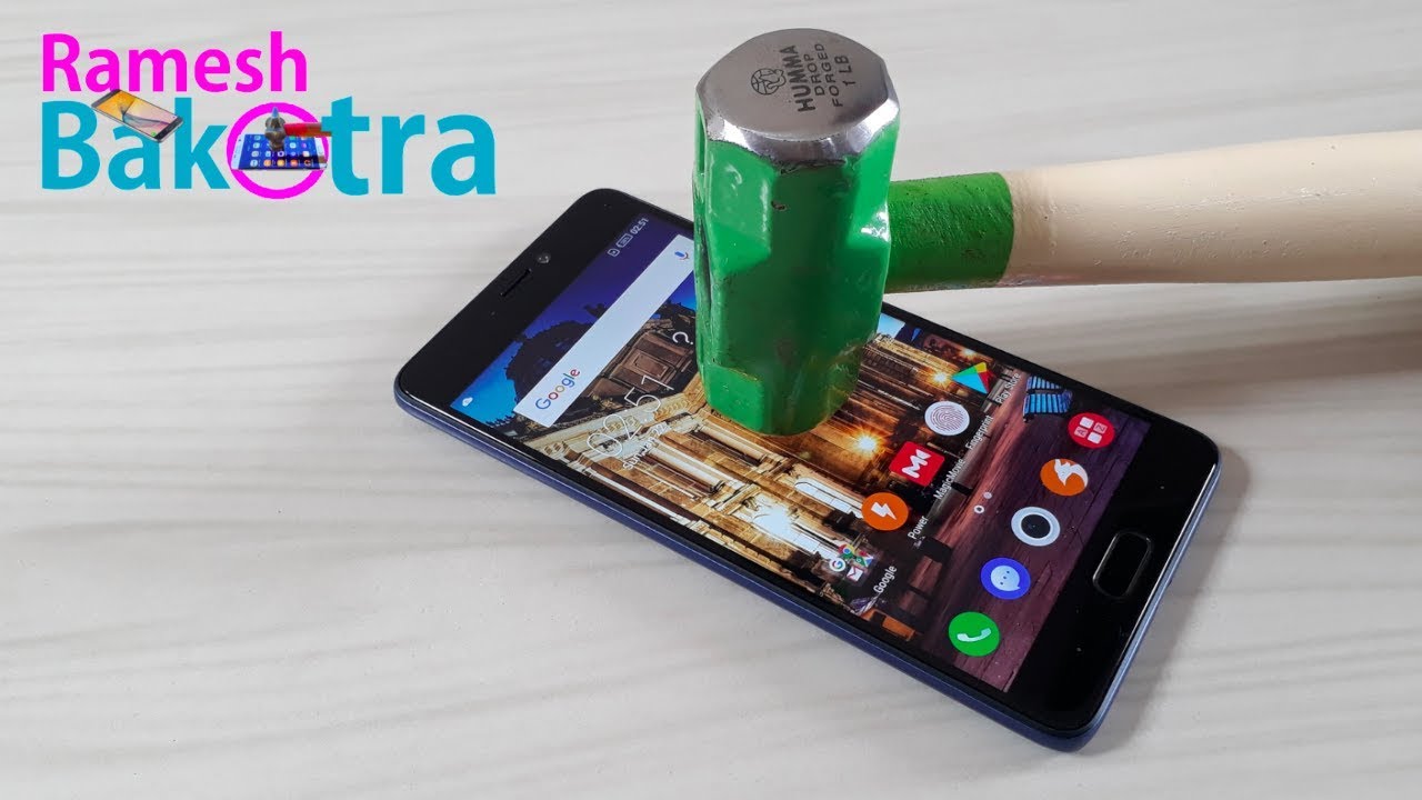 Infinix Note 4 Screen Scratch Test Gorilla Glass 4