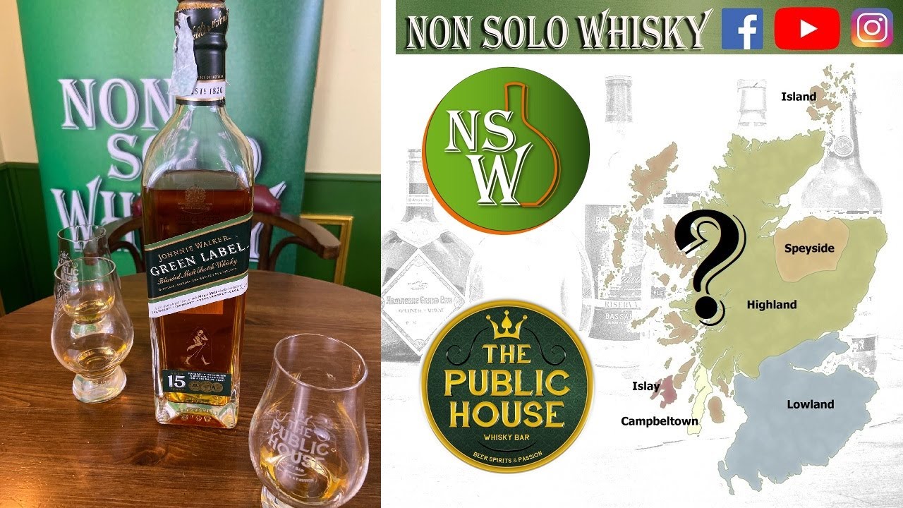 Johnnie Walker Green Label 15 yo Blended malt scotch whisky 43%