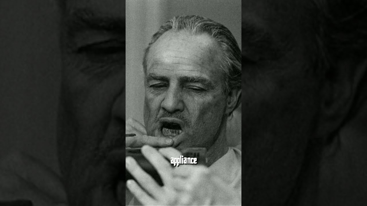 Where Marlon Brando Got Those Jowls in The Godfather #shorts