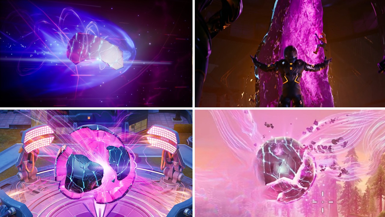 Evolution of Zero Point Shards in Fortnite Storyline