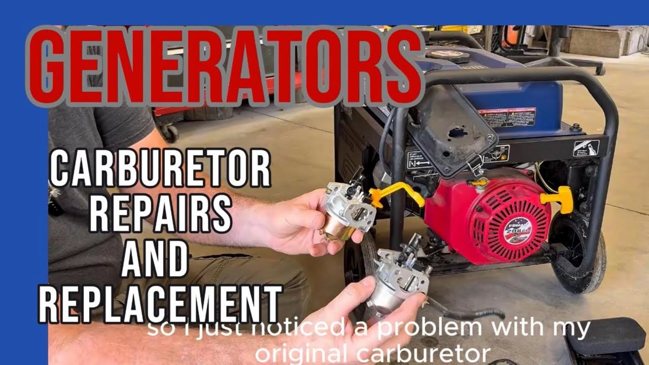 Firman Generators, carburetor repair and replacement 