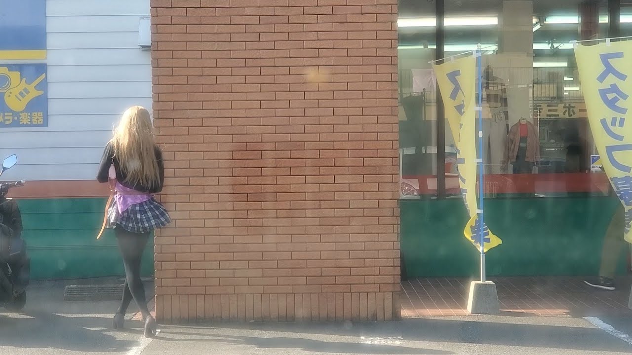 #美脚 #ミニスカート #miniskirt 強風でミニスカカートを履くと。。。vol,1 