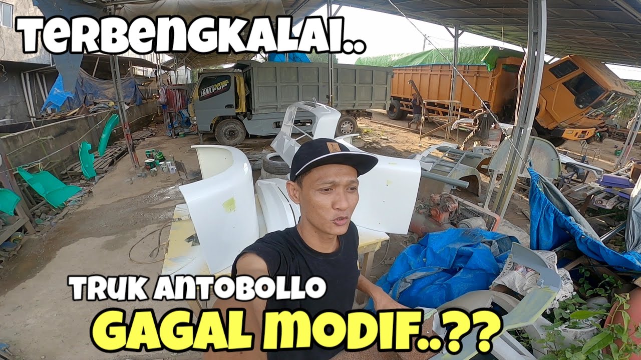 lama gk kelihatan,, truk Antobollo mulai pengecatan || LJPvariasi