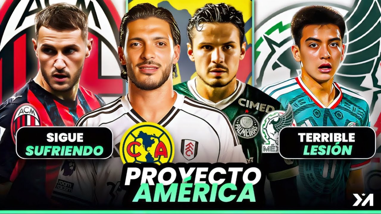 REVOLUCIÓN en América con dos fichajazos; Gilberto Mora hasta 2 meses out; Santi sufre en un Grande