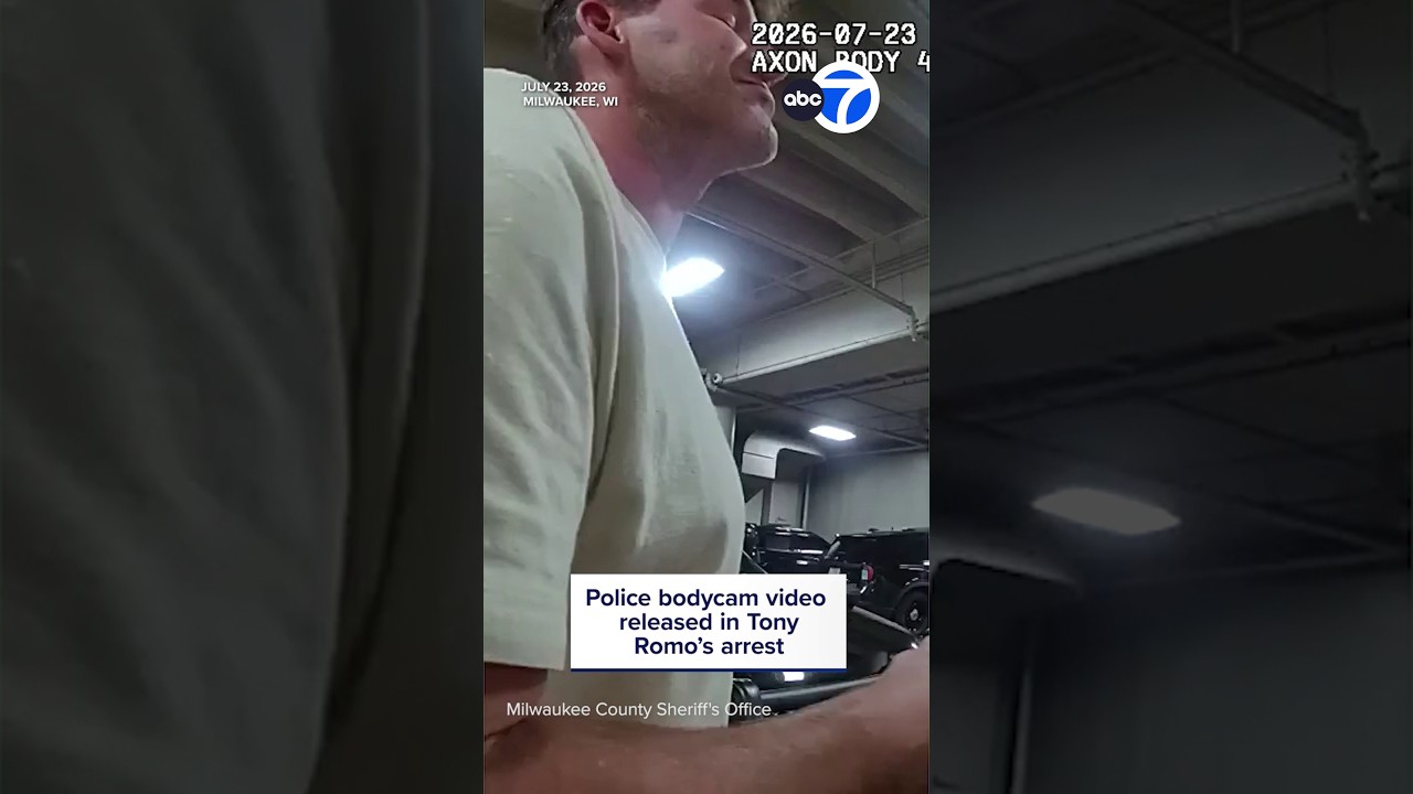 Bodycam video shows Tony Romo's arrest